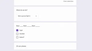 You, Me, Gas Station - Google Forms Version