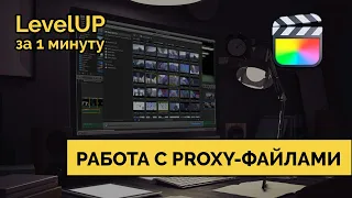 Просчет Прокси-файлов в Final Cut Pro X. LevelUp за минуту.