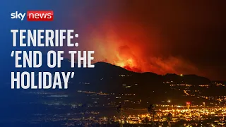 Tenerife Wildfires: Tourists watch in horror as blaze spreads across island
