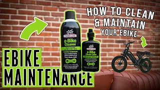 Electric Bike Maintenance | How to Clean and Maintain your E-bike