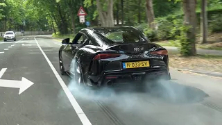 Supercars Accelerating LOUD! Performante, C63S, Supra MK5 BURNOUT, R8 Capristo, 620HP M4 F82 Etc!