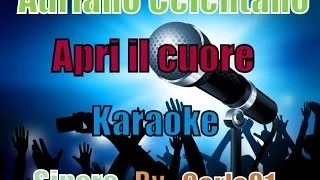 Adriano Celentano - Apri il cuore karaoke