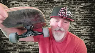 WTF is up with that groove in his skateboard trucks?