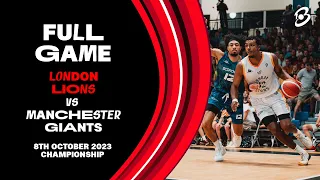 London Lions vs Manchester Giants, British Basketball League Championship - LIVE