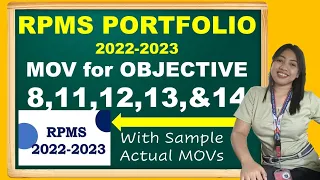 RPMS 2023 Attachment for Objective 8, 11, 12, 13, &14
