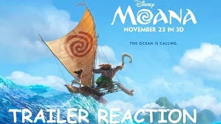 Moana Official Trailer #1 - TRAILER REACTION