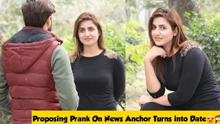 Proposing Prank On News Anchor (Part 2) | Adil Anwar
