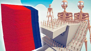 ARMY SKELETON + 3x GIANT SKELETON vs EVERY GOD - Totally Accurate Battle Simulator TABS!