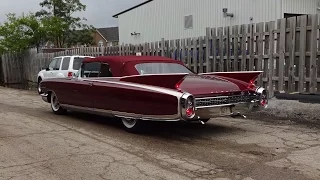 1960 Cadillac Eldorado Biarritz Convertible in Red & Engine Sound on My Car Story with Lou Costabile