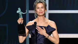 Renée Zellweger Award Acceptance Speech 26th Annual SAG Awards on stage