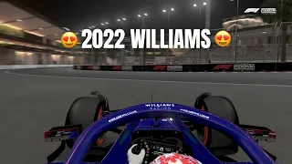 I had a small crash at Jeddah in the 2022 Williams