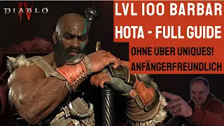 HOTA BARB - Der Stärkste Bosskiller | Low Equip Version ohne Uber Uniques - BUILD GUIDE