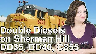 Union Pacific Double Diesels on Sherman Hill - DD35, DD35a, DDA40X Diesels