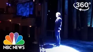 360 Video: On-Stage at Broadway’s “Come From Away” | NBC News