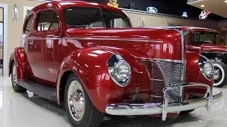 1940 Ford 2 Door Sedan Test Drive Classic Muscle Car for Sale in MI Vanguard Motor Sales