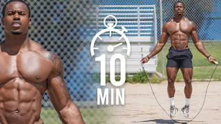 10 MIN JUMP ROPE WORKOUT | TORCH CALORIES (FAST!) | FOLLOW ALONG