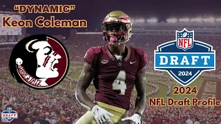 "Keon Coleman is a DYNAMIC Playmaker!" | 2024 NFL Draft Prospect Profile