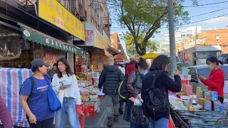 Largest Chinatown in Brooklyn : 8th Avenue Walk in April 2023