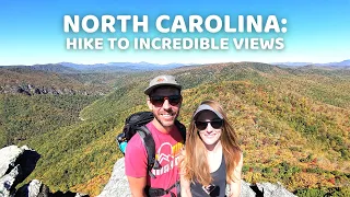 Hiking the HAWKSBILL TRAIL in the Linville Gorge in North Carolina | GoPro FULL HIKE Video