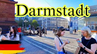 Darmstadt, City, Germany 🇩🇪 walking tour, 4k video #viral