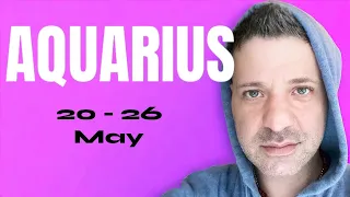 AQUARIUS Tarot ♒️ YOU CAN FINALLY CREATE THE LIFE OF YOUR DREAMS! 20 - 26 May Aquarius Tarot Reading
