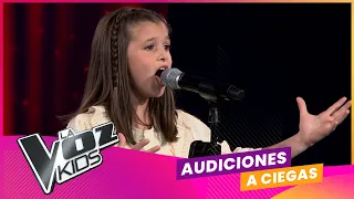 Sol Muñóz canta "Jinete Campero" | Audiciones a ciegas | La Voz Kids Uruguay 2023