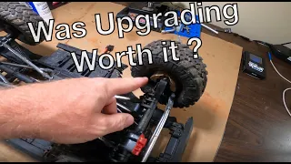 Axial SCX10 III Before and After Upgrades Prefromance Test #axialscx10 #rc #rccars