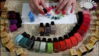 ASMR ~ My YSL Nail Polish Collection ~ Showing & Swatching