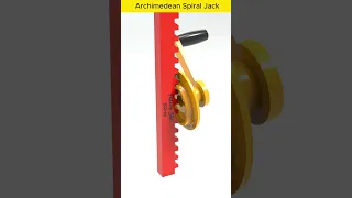 Archimedean Spiral Jack #engineering #mechanical #mechanism #cad #solidworks #fusion360