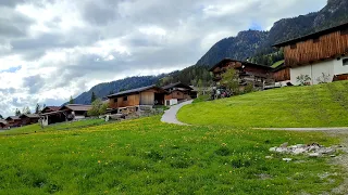 Alpbach Village and Mühlbach Path Part 1 ASMR - Valley, Tyrol, Austria • Virtual Walking Tour in 4K