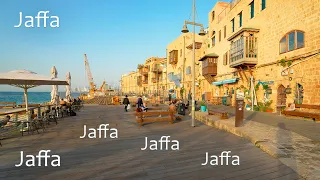 JAFFA TODAY! Awesome Walk from Metro Station to Old City and Ancient Port of Jaffa.