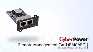 CyberPower Remote Management Card Product Introduction