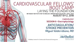 Anticoagulation/Stroke Prevention (Miguel Valderrábano, MD)