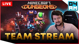 🔴TEAMING UP #4 - Community Livestream - New MAX Power Level? Raid Captains in Minecraft Dungeons