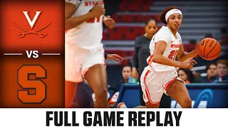 Virginia vs. Syracuse Full Game Replay | 2022-23 ACC Women’s Basketball