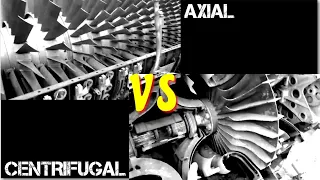 CENTRIFUGAL vs. AXIAL Compressors on Jet Engines