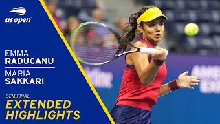 Emma Raducanu vs Maria Sakkari Extended Highlights | 2021 US Open Semifinal