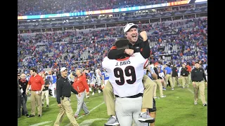 Jordan Davis talks about Kirby Smart's celebration