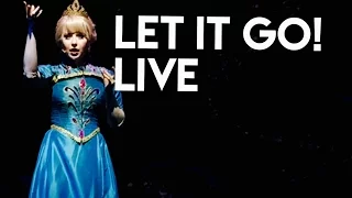 Frozen Live at the Hyperion "Let it Go" Disney California Adventure Front Row Center VIP seating