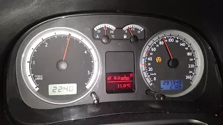 VW Bora 1.9 TDI 0-100 km/h acceleration