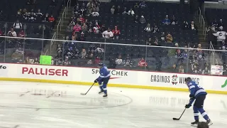 Winnipeg Jets warm up/ Patrick Laine/NHL