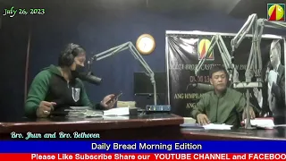 DWXI 1314 AM Live (Wednesday - July 26, 2023) #dailybreadmorningedition