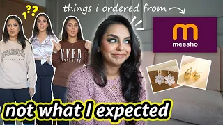 NON SPONSORED Meesho Try On Haul As A First Time Customer | Aanam C