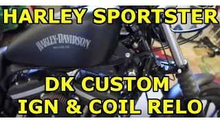 [HOW TO] Install DK Custom's Coil and Ignition Relocation Kit, Wire Tuck & Tank Lift (IRON 883)