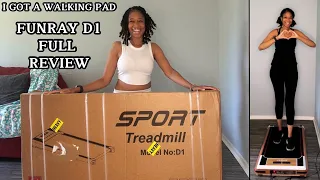 I got a walking pad | FUNRAY D1 walking pad FULL REVIEW | Staying active in every season!