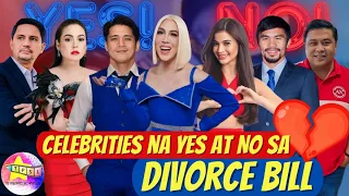 Celebrities na Yes at No sa Divorce Bill