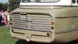 Oldtimer Ikarus buses in Tata - Autobus