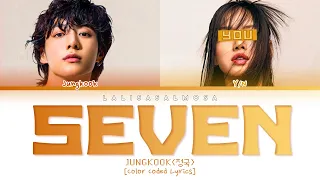 JUNGKOOK (전정국) & YOU AS A MEMBER Ft. Latto | SEVEN 전정국 | [Karaoke 3 member version]