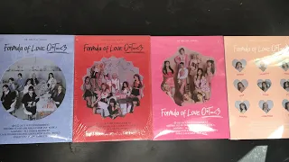 [ASMR] TWICE “Formula of Love” All Versions album unboxing