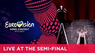 Dihaj - Skeletons (Azerbaijan) LIVE at the first Semi-Final